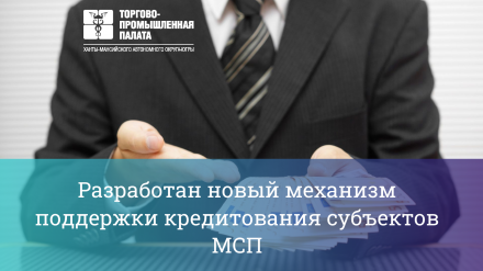 Разработан новый механизм поддержки кредитования субъектов МСП
